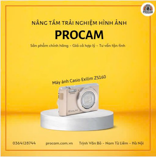 Máy ảnh Casio Exilim ZS160 - Hình ảnh 2