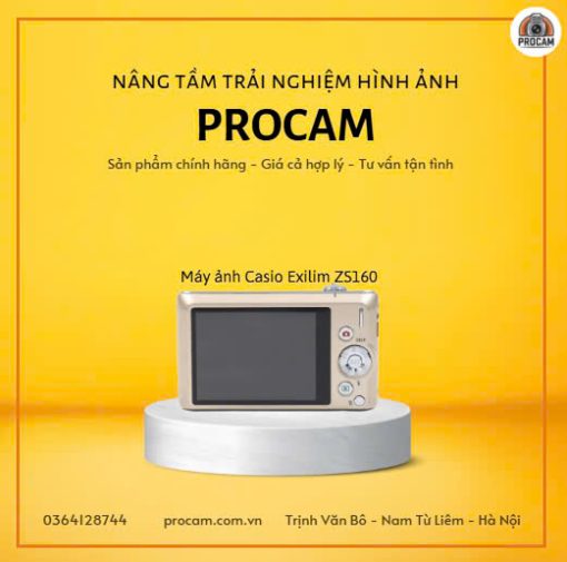 Máy ảnh Casio Exilim ZS160 - Hình ảnh 3